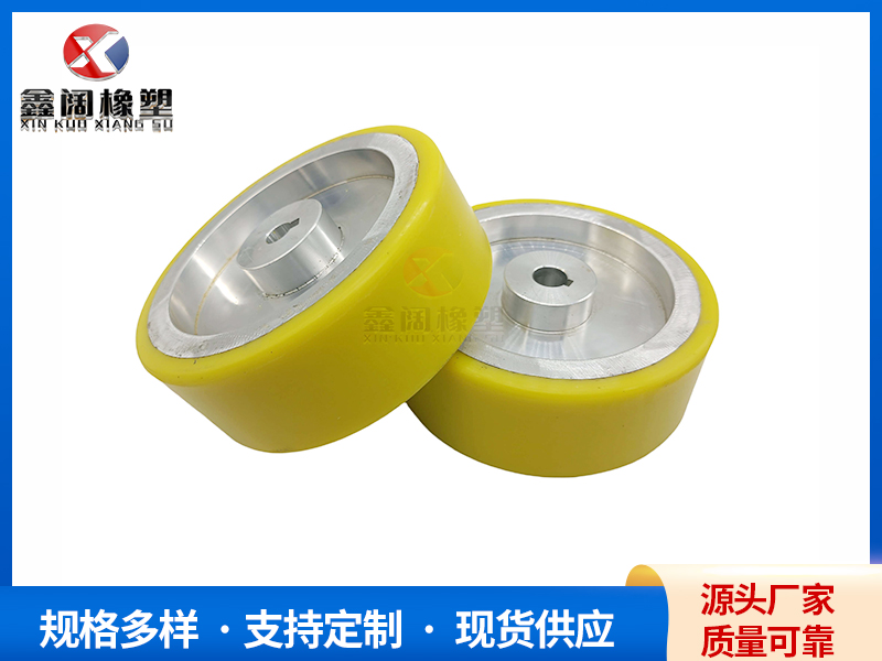 四面刨膠輪送料輪